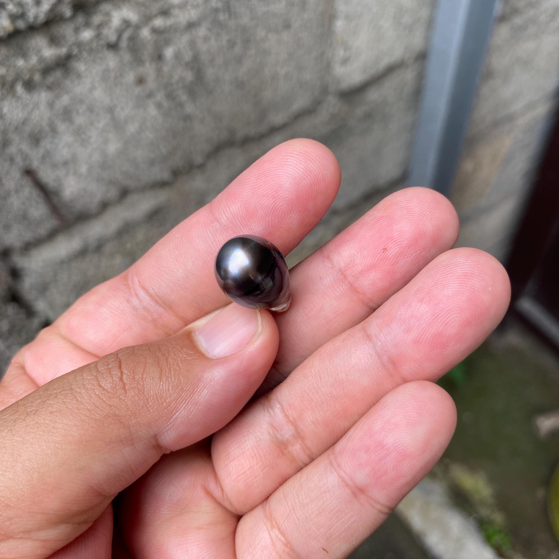 Loose South Sea Pearl Seawater Pearl Beads Black Pearl (BP-7) BoZorX