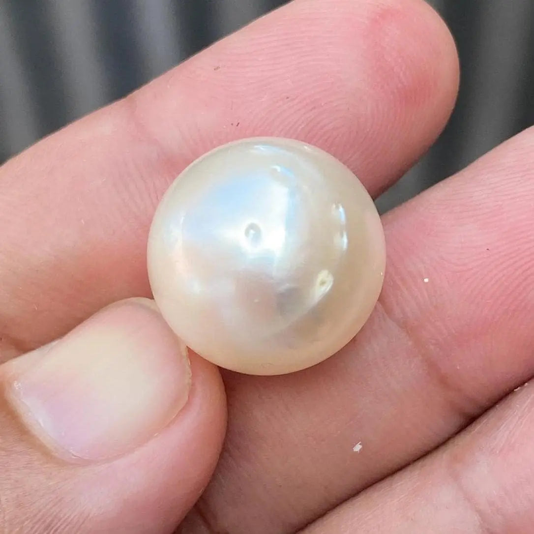 Indonesia 17x17.5mm Loose South Sea Pearl Seawater Pearl Beads Big Size (BSP-1) BoZorX