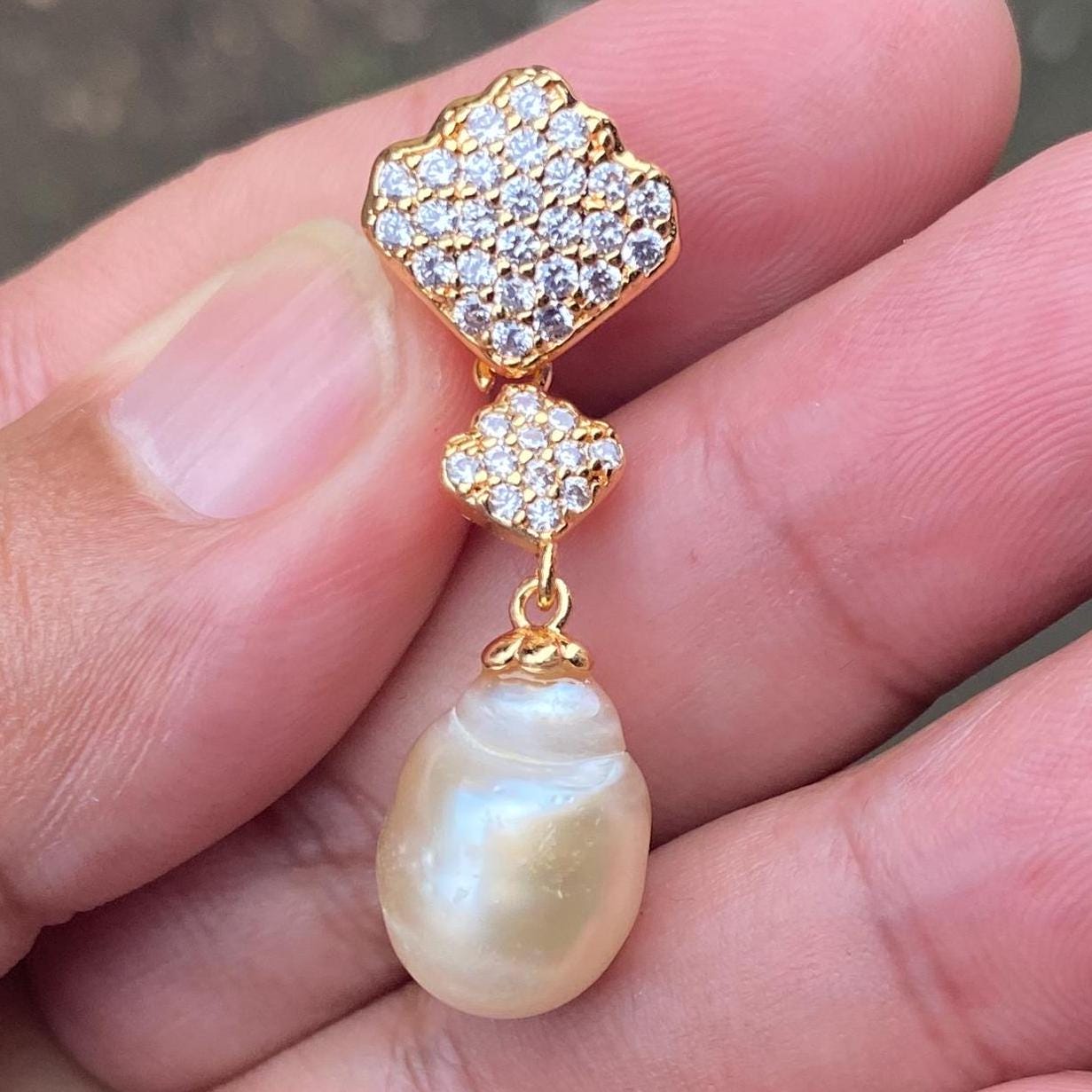 Real south sea pearl saltwater pearl seawater pearl Pendant ( NOV-6)