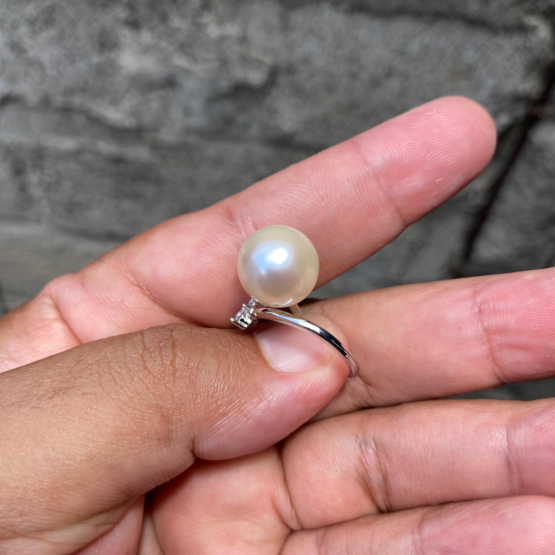 South sea Pearl Seawater Saltwater Pearl Ring Size 16(CW-5) BoZorX