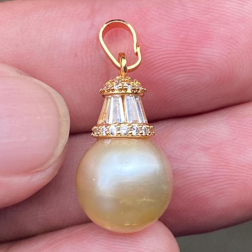 Real south sea pearl saltwater pearl seawater pearl Pendant ( NOV-4)