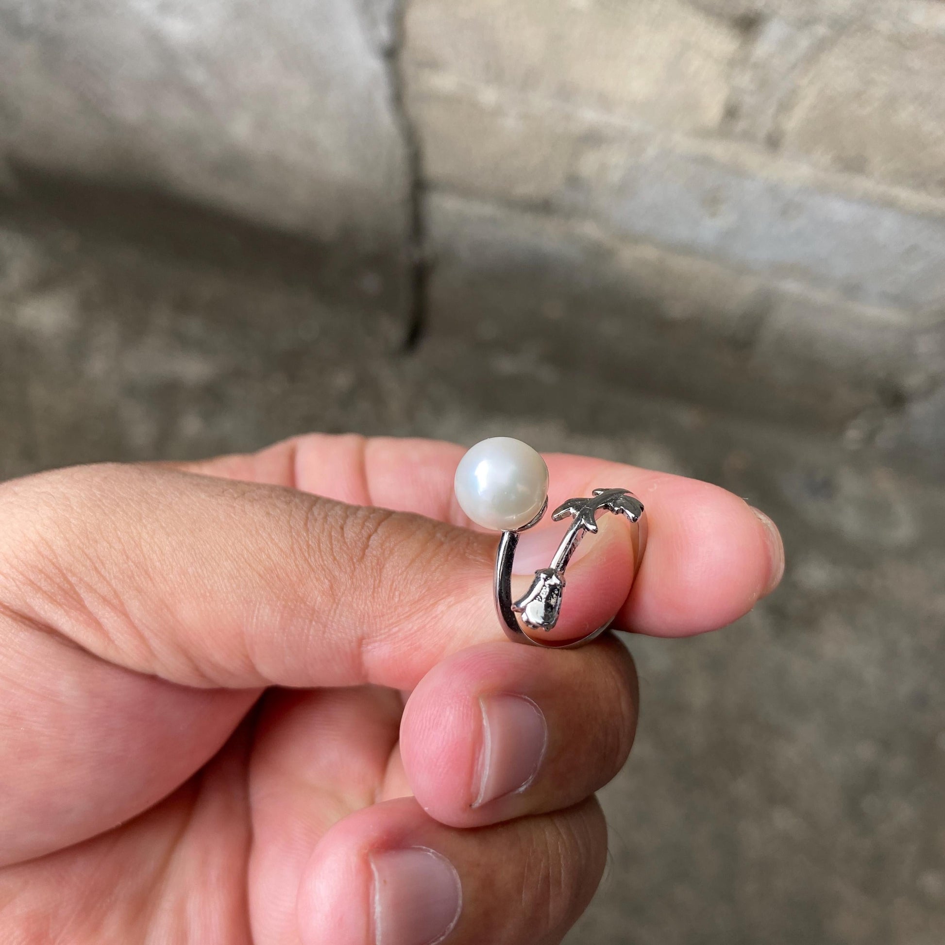 South sea Pearl Seawater Saltwater Pearl Ring Size 14 (CWA-2) BoZorX