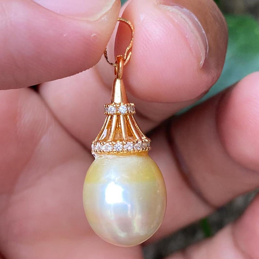 Real south sea pearl saltwater pearl seawater pearl Pendant ( BZ-1 )