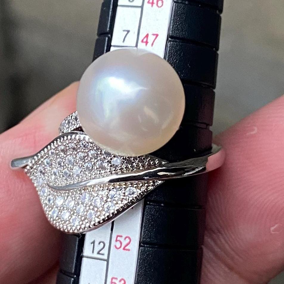 South sea Pearl Seawater Saltwater Pearl Ring Size 11 (CWD-2) BoZorX