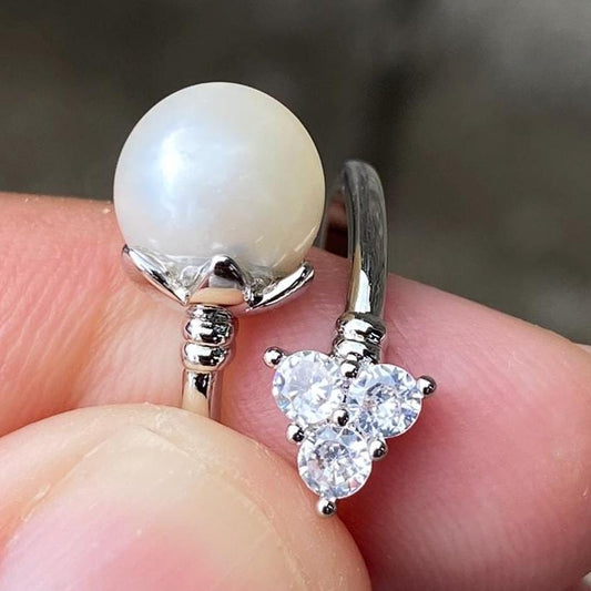 South sea Pearl Seawater Saltwater Pearl Ring Size 16 (CWA-1) BoZorX