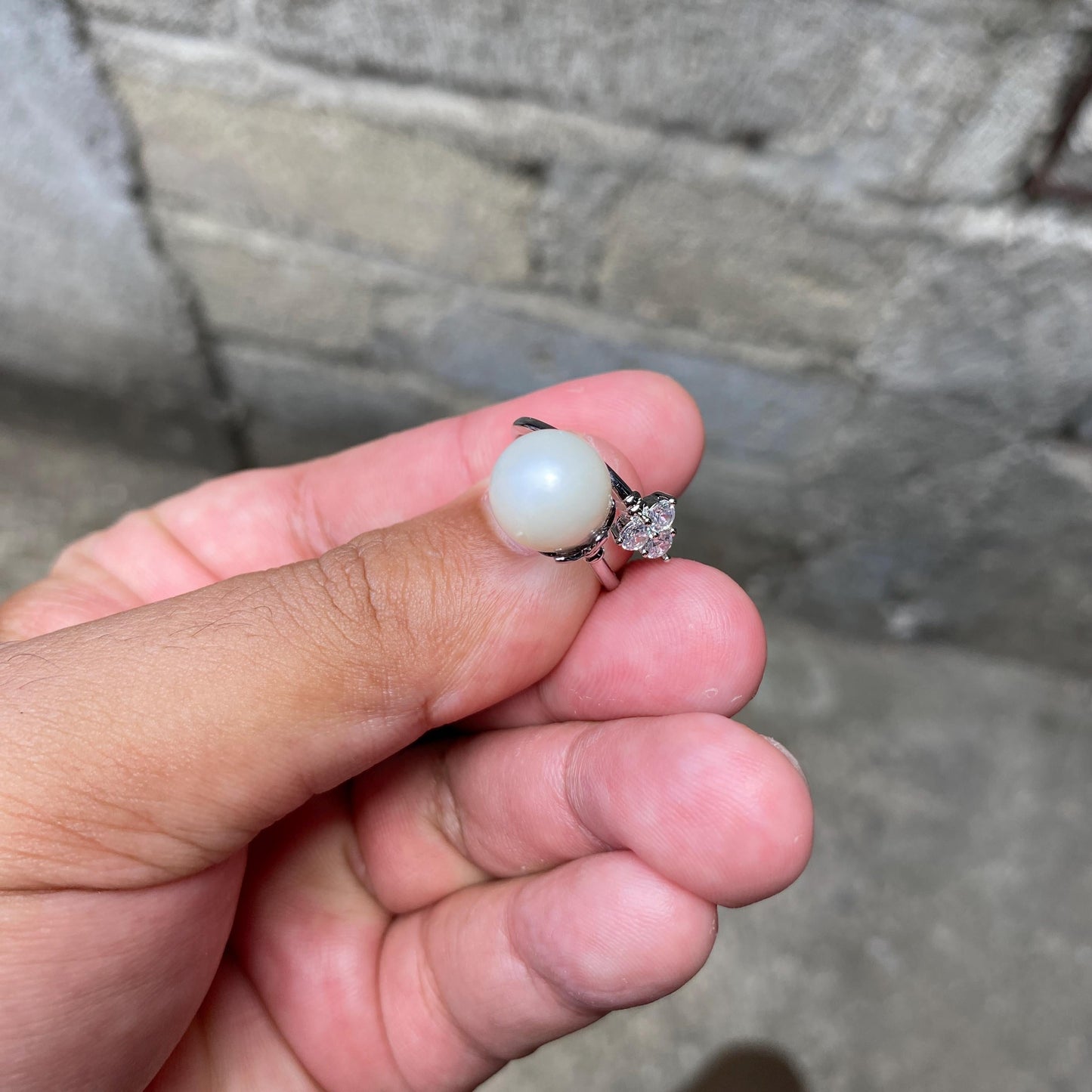 South sea Pearl Seawater Saltwater Pearl Ring Size 15 (CW-3) BoZorX