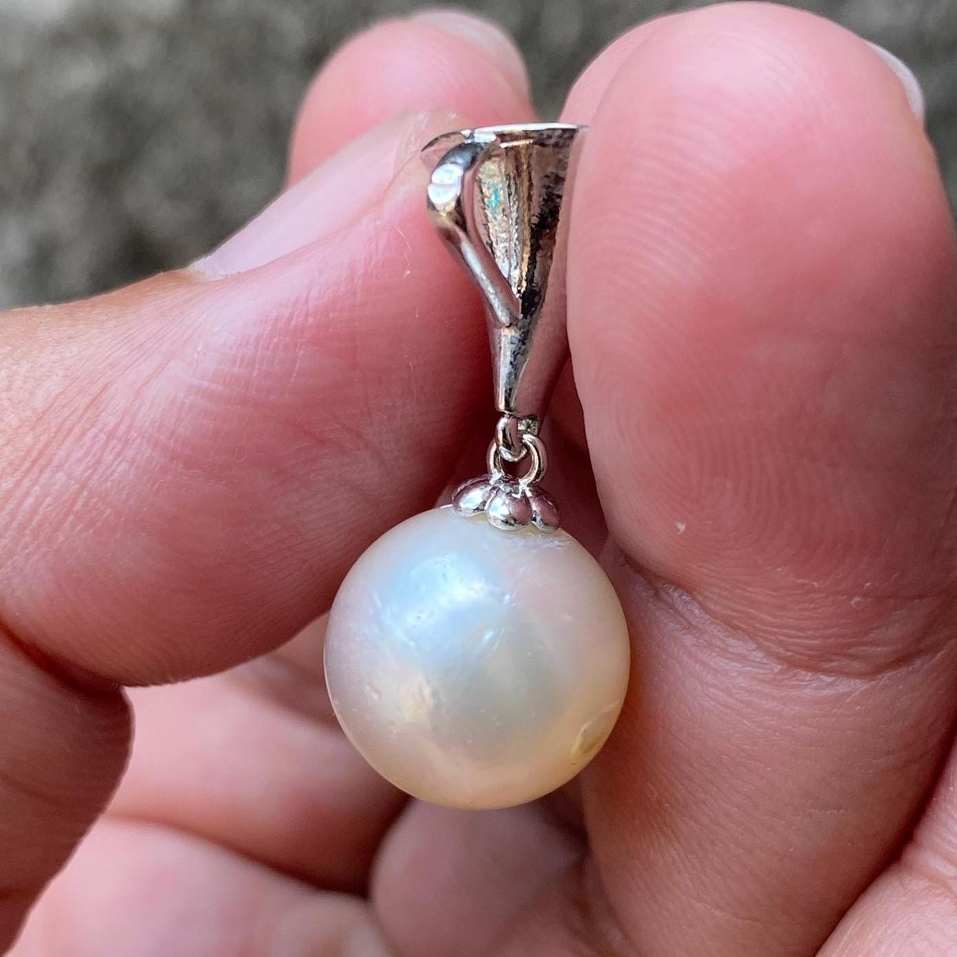 Real south sea pearl saltwater pearl seawater pearl Pendant (WA) BoZorX