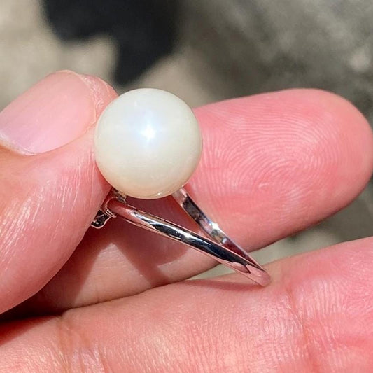 South sea Pearl Seawater Saltwater Pearl Ring Size 15 (CW-2)