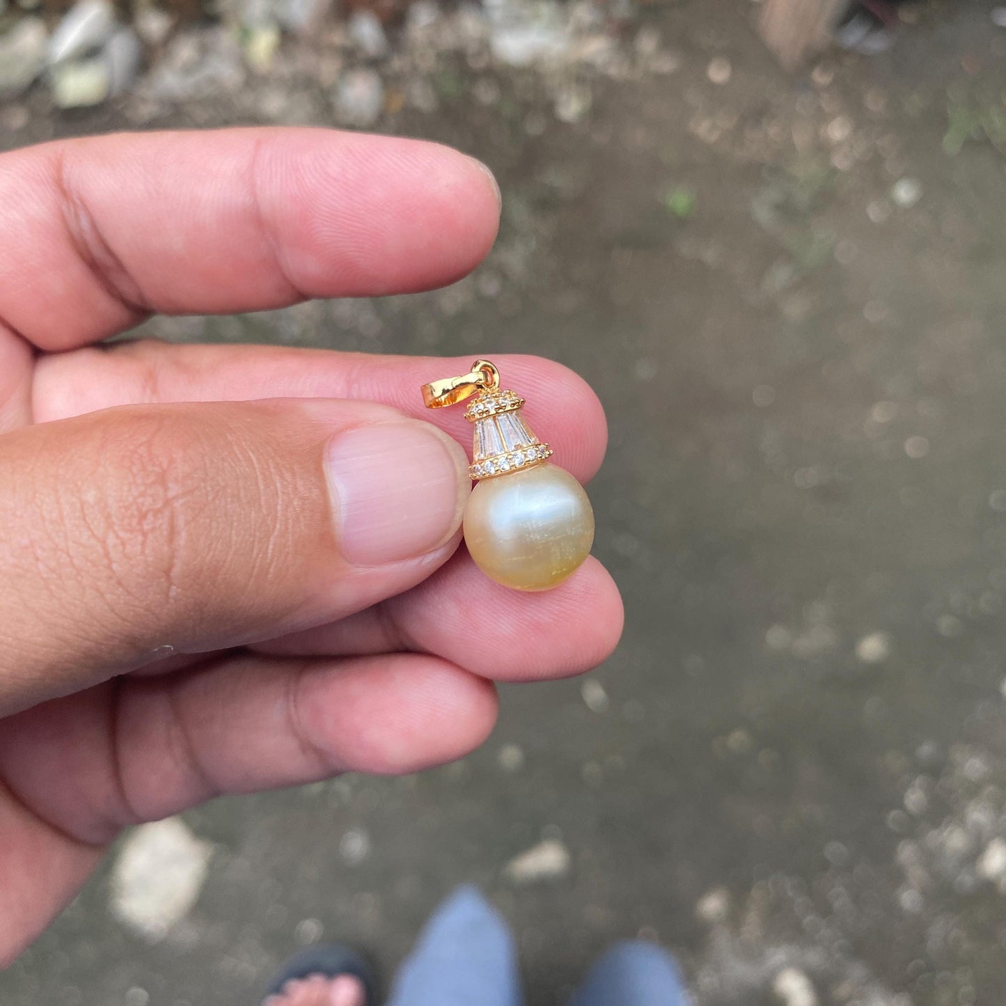 Real south sea pearl saltwater pearl seawater pearl Pendant ( NOV-4)