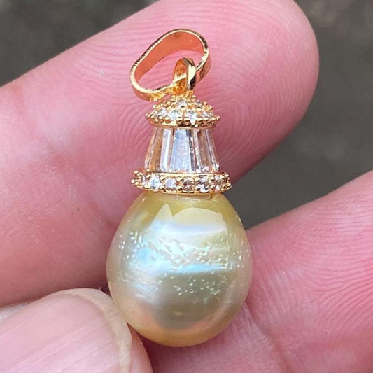 Real south sea pearl saltwater pearl seawater pearl Pendant ( NOV-3)