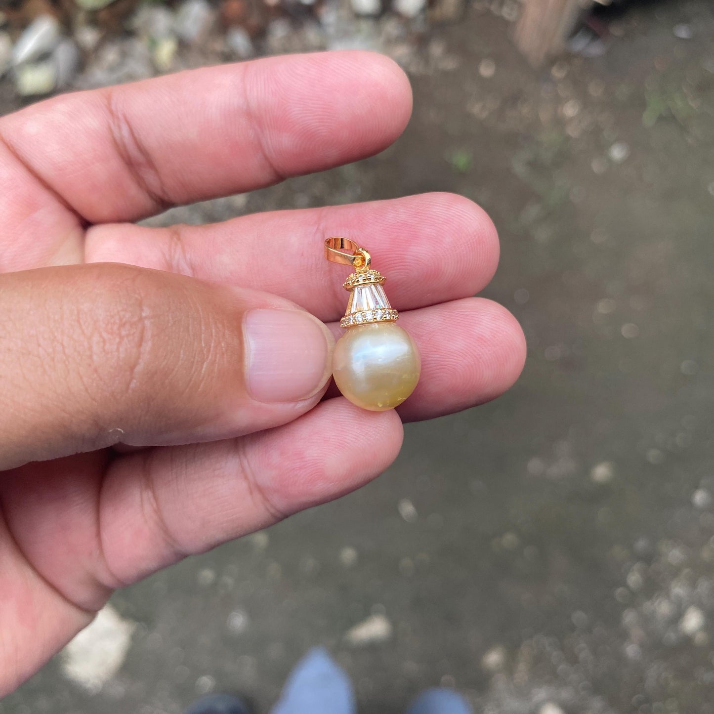 Real south sea pearl saltwater pearl seawater pearl Pendant ( NOV-4)