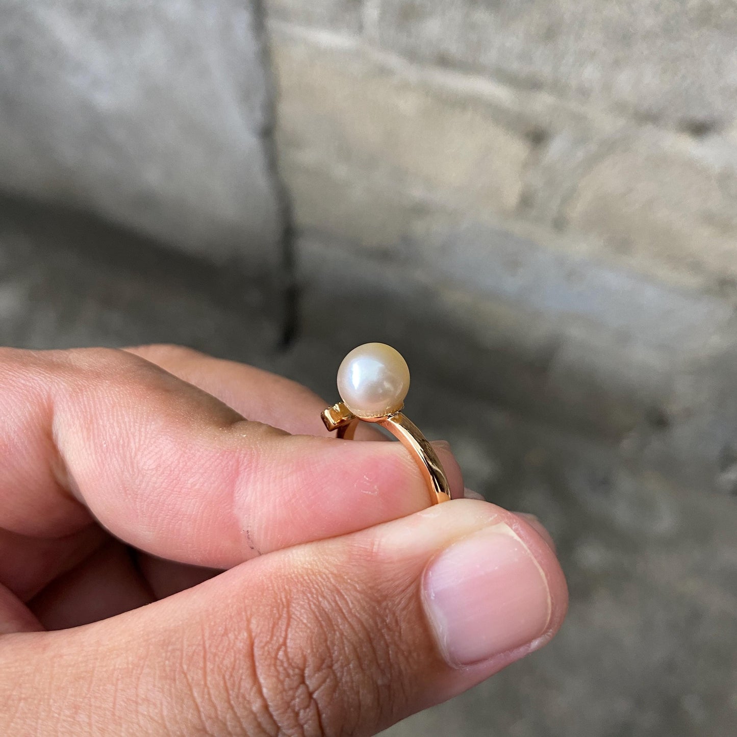 South sea Pearl Seawater Saltwater Pearl Ring Size 14 (CWB-1)