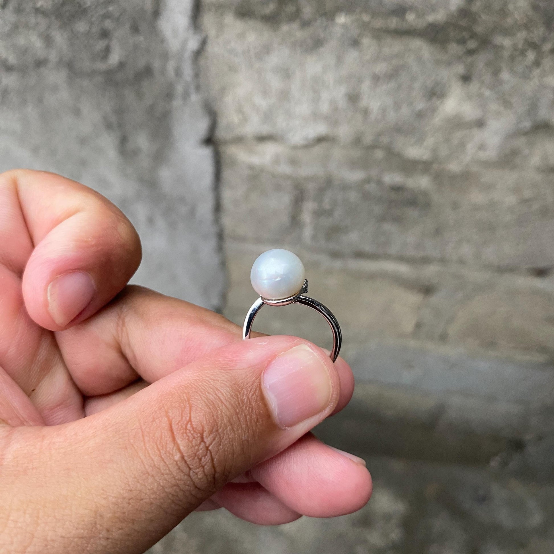 South sea Pearl Seawater Saltwater Pearl Ring Size 14 (CWD-3) BoZorX