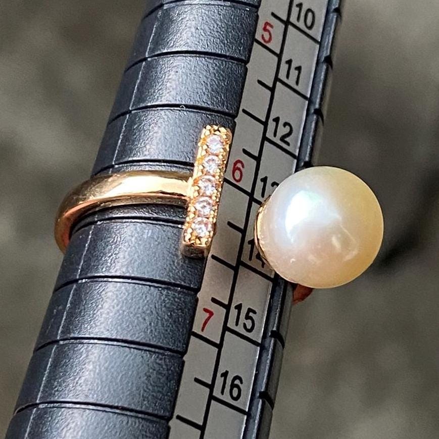 South sea Pearl Seawater Saltwater Pearl Ring Size 14 (CWB-1) BoZorX