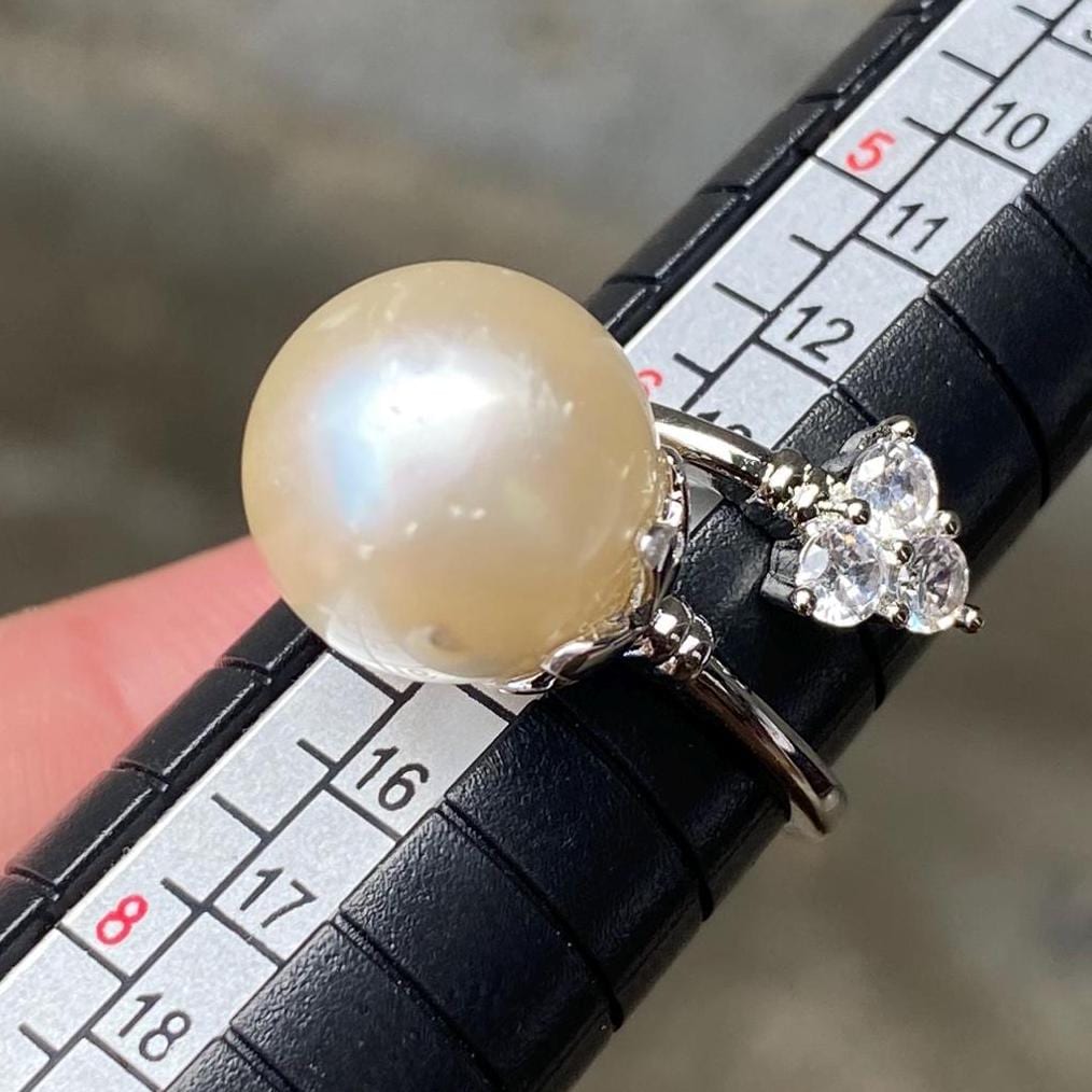 South sea Pearl Seawater Saltwater Pearl Ring Size 14 (CW-4) BoZorX