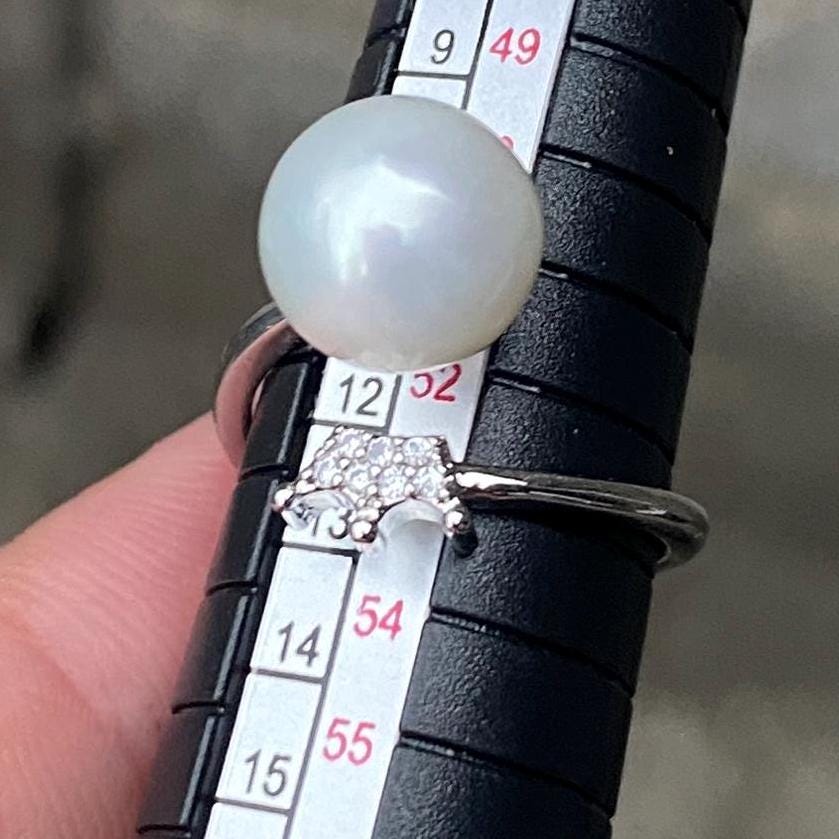 South sea Pearl Seawater Saltwater Pearl Ring Size 14 (CWD-3) BoZorX