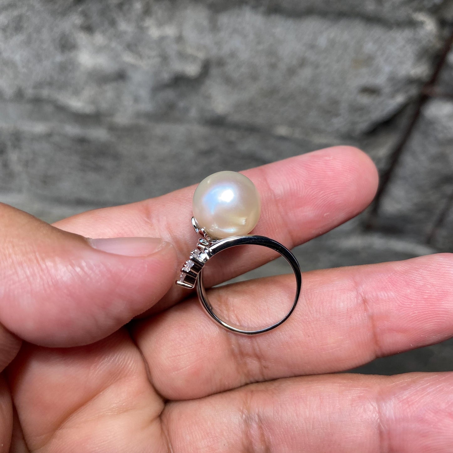 South sea Pearl Seawater Saltwater Pearl Ring Size 16(CW-5) BoZorX