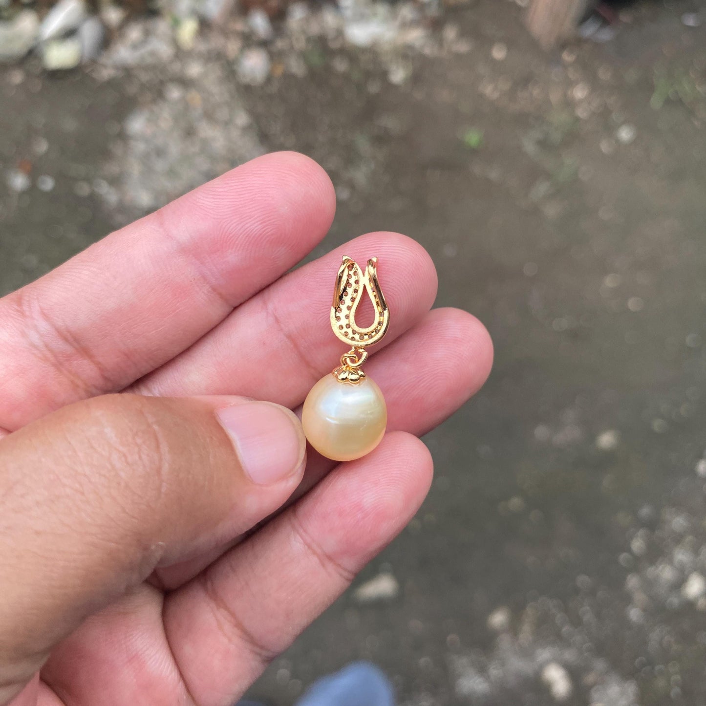 Real south sea pearl saltwater pearl seawater pearl Pendant ( NOV-5)