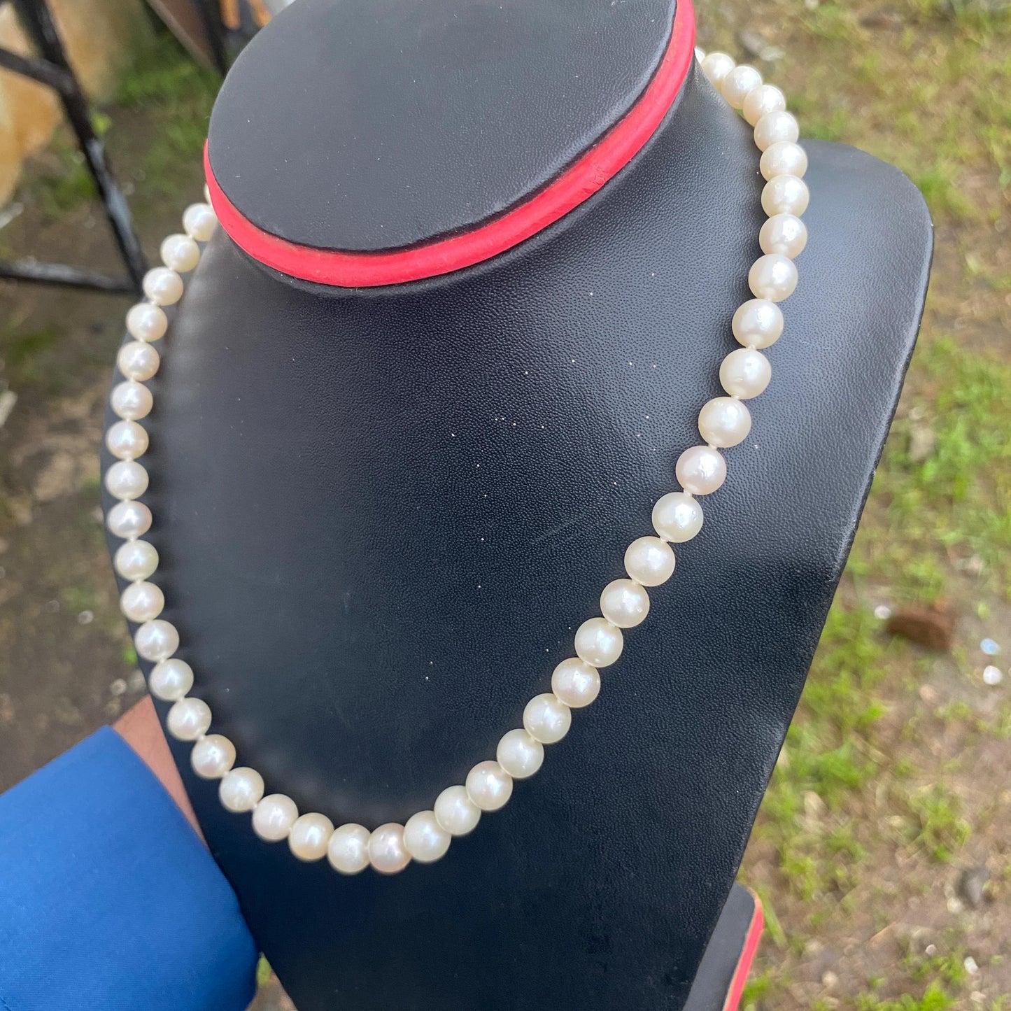 Real south sea pearl saltwater pearl seawater pearl Necklace (BROE-7)