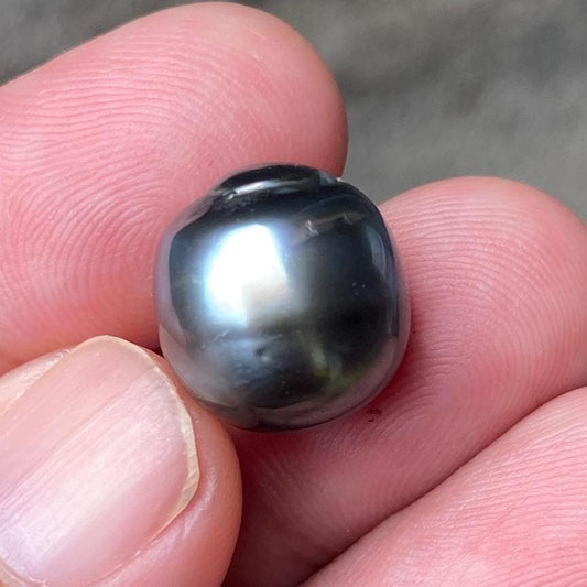 14.5x14mm Loose South Sea Pearl Seawater Pearl Beads Black Pearl (BP-3)